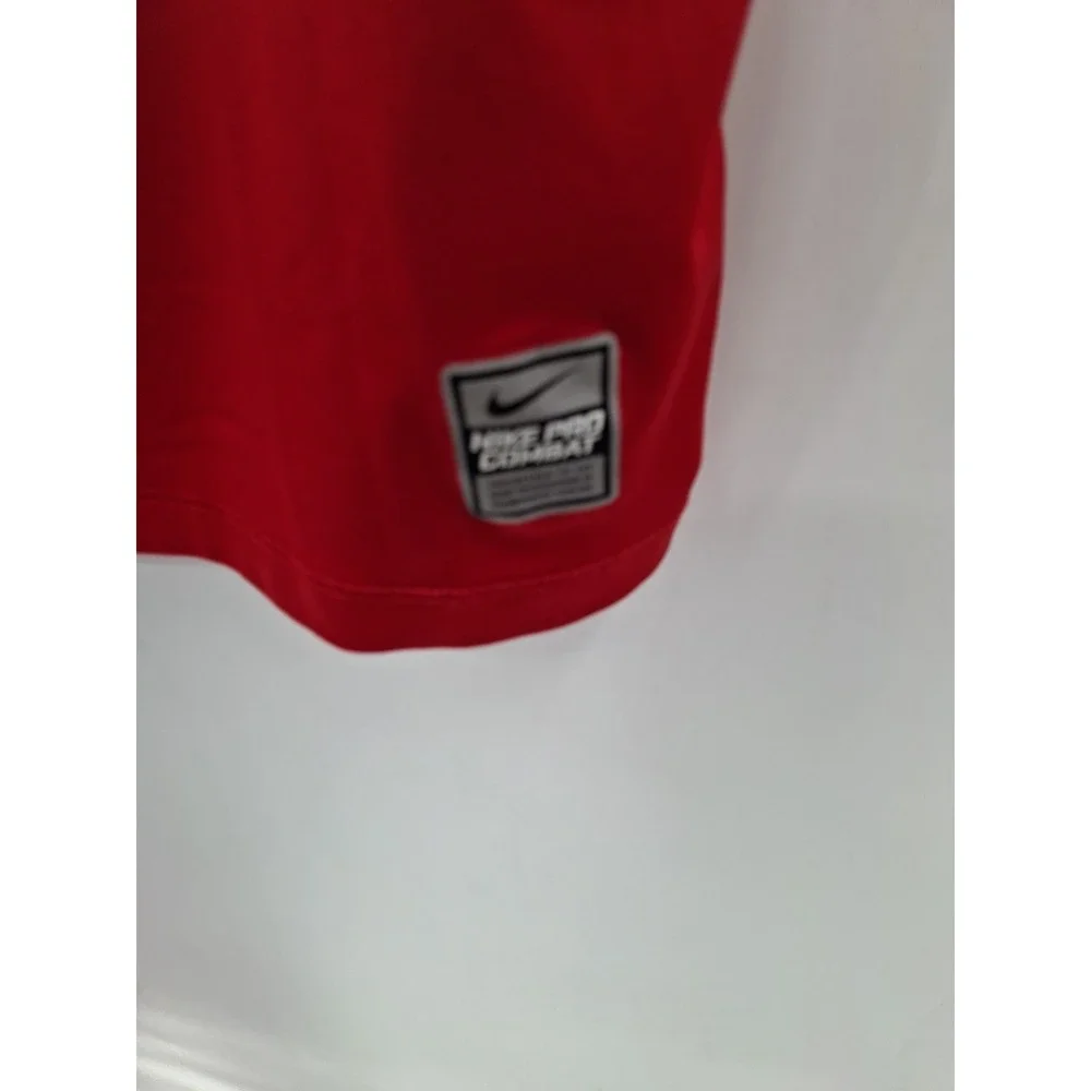 Nike‎ Pro Combat Dri-FIT Fitted XXL Red Shirt